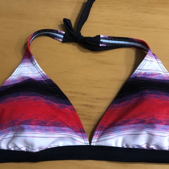 NIKE Bikini Top Striped  Size: 16 - Picture 1 of 4